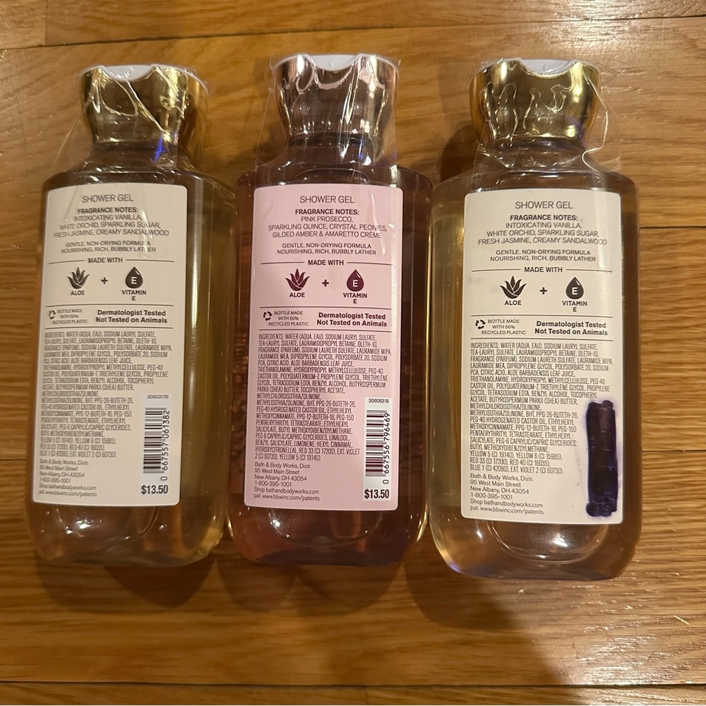 Bath & Bodyworks Bundle of 3 Body Washes Warm Sugar Vanilla/ Thousand Wishes NEW - Picture 3 of 4